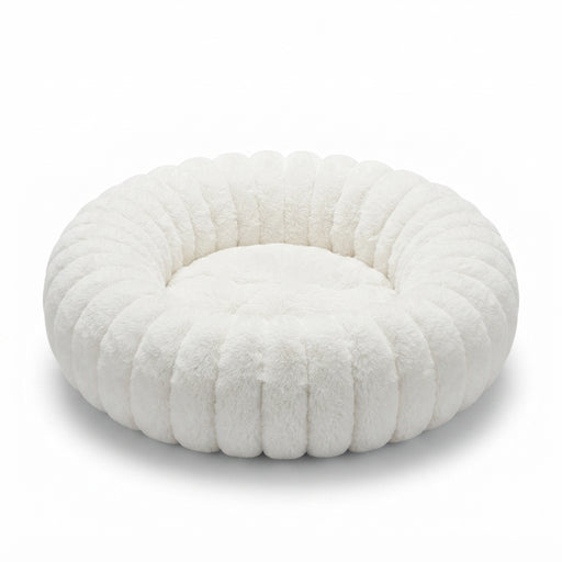 Lit cocon NUZZO Blanc pour chien et chat (40 cm)